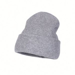 2025 New Arrival High Quality 100% Wool Knitted <b>Hat</b> Autumn Winter Warm Outdoor Fashion Solid Color Beanie <b>Hat</b> <b>for</b> Men Women - Product Image 4