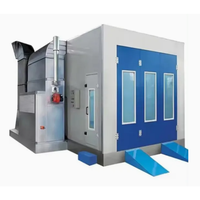 Four de peinture automobile industriel personnalisé 20 kW diesel/électrique pour le Ghana, 380 V, avec système d'éclairage LED