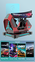 Simulador de Carreras Vr GT4 Ultra, Producto Patentado, Simulador de Realidad Virtual de Carreras de Coches F1 con 3 Pantallas, Gran Venta