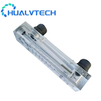 Flowtech Rotamètre d'eau acrylique à faible coût pic d'eau chaude liquide Type de panneau Débitmètre Débitmètre OEM