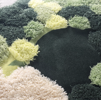 Tapis moderne shaggy de haute qualité, tufté à la main, ensembles de tapis sur mesure pour salon, salle à manger, entrée et décoration de porte.