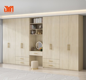 Armoire de rangement sur mesure <span class=keywords><strong>JYN</strong></span> avec coiffeuse intégrée, dressing et commode - Product Image 2