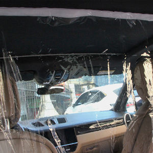 Coche, Taxi, aislamiento, película de PVC Anti-Saliva completamente cerrado Pantalla de partición de red de protección para coche delantero y trasero - Product Image 1