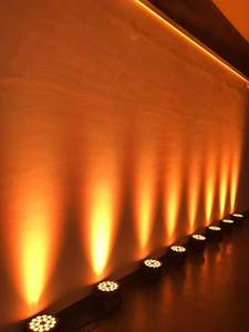 Faro LED Par Piatto in Alluminio 18x18W RGB+W/UV 4In1 per Illuminazione a Parete, Ideale per Matrimoni, Eventi, Feste, Spettacoli, DJ Booth, Discoteche e Club - Product Image 5