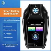 Clé de voiture universelle Mercedes Benz avec écran LCD, nouvelle version améliorée, localisation intelligente, télécommande, entrée sans clé, confort, 4 boutons