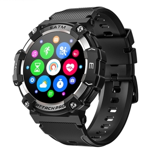 <span class=keywords><strong>Reloj</strong></span> Inteligente ATTACK 2 PRO de 1.39 Pulgadas, 5ATM, Realtek8763EWE, Resistente al Agua, con Monitoreo de Salud, Duración de la Batería: 15 Días, Precio Económico - Product Image 1