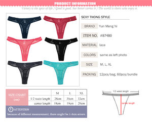 Nuovo stile da donna Sexy trasparente Tangas G-String Lingerie Sexy perizoma da donna - Product Image 6