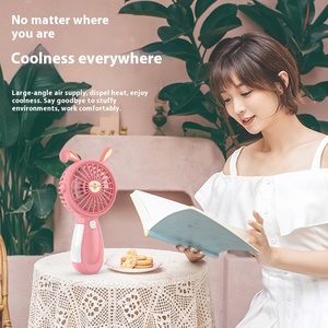 Chống tự nhiên gió USB sạc <span class=keywords><strong>mini</strong></span> Thỏ <span class=keywords><strong>Mini</strong></span> <span class=keywords><strong>fan</strong></span> hâm mộ với tuổi thọ pin siêu dài, di động và cầm tay <span class=keywords><strong>fan</strong></span> hâm mộ - Product Image 6