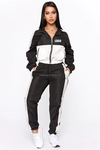Sportswear Polyester Zipper <strong>Jacket</strong> Custom Outdoor Windbreaker <strong>Womens</strong> Woven <strong>Lightweight</strong> <strong>Jacket</strong> - Product Image 3