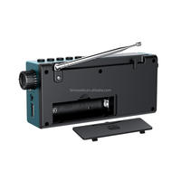 Récepteur radio FM numérique, radio portable avec grand haut-parleur Bluetooth, meilleure réception, prend en charge les cartes Micro SD et lecteur MP3 USB