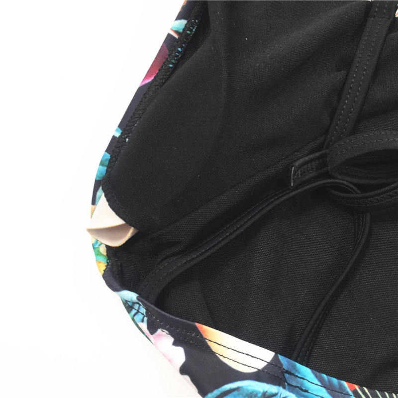 One-piece swimsuit colorful fruit printed swimsuit custom swimwear sexy bikini