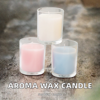 LA00T Bougie parfumée moderne en cire de soja dans un bocal en verre, décoration d'intérieur, cadeau de fêtes, Thanksgiving, Fête des Mères, Noël