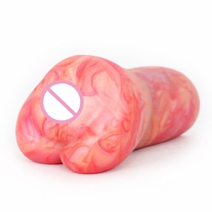 GEEBA Colorful Realistic Soft Skin Feeling Silicone Male <b>Masturbator</b> Cup Hands Free for Males - Product Image 1