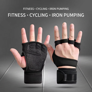 Gants de fitness respirants à demi-doigts pour l'haltérophilie et l'entraînement de force en salle de sport - Product Image 2