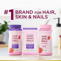 Compléments alimentaires en gommes pour cheveux, peau et ongles, ODM/OEM, naturels, vitamine C, biotine, collagène, kératine, anti-âge, soutien beauté, pour adultes