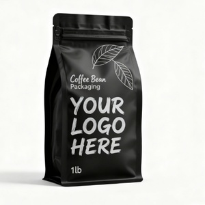 Bolsa de Café con Fondo Plano Impresa Personalizada al por Mayor, 250g 500g 1kg, de Papel de Aluminio con Válvula para Granos de Café y Té, OEM/ODM - Product Image 5