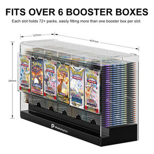 Maßgefertigter Acryl-Packungsspender mit 6 Fächern, Großhandel Booster-Pack Display-Spender, Acryl Booster-Packungsspender - Product Image 2