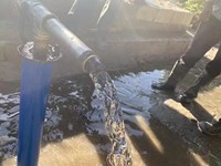 Pompe à eau solaire submersible Deye 2 CV 1500 W 4 pouces DC avec onduleur solaire pour l'irrigation de puits forés, économie d'énergie, OEM
