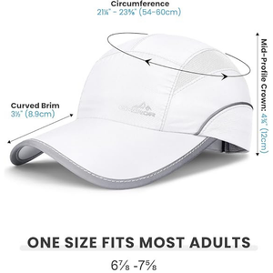 Gorras Jerry para hombre y mujer, gorro deportivo personalizado de secado rápido UPF 50 +, protección solar, malla transpirable, Material reflectante ligero - Product Image 5