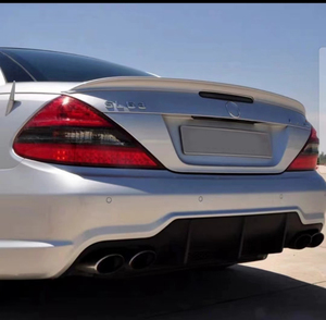 แผ่นกระจายแสงด้านหลัง63AMG R230 <span class=keywords><strong>Mercedes</strong></span> <span class=keywords><strong>Benz</strong></span> แผ่นคาร์บอนไฟเบอร์ R230กันชนท้ายรถ - Product Image 6