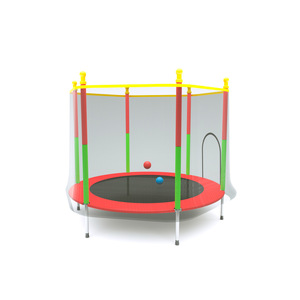 Trampolín Redondo Plegable para el Hogar, Marco de <span class=keywords><strong>1.4</strong></span> <span class=keywords><strong>m</strong></span>, Material PP, Juguete de Fitness para Interiores y Exteriores con Red de Protección - Product Image 5