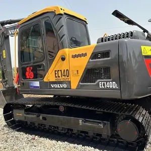 99% New Volvo ec140 máy xúc thủy lực máy xúc 14t Crawler máy xúc Volvo kích thước nhỏ máy để bán xây dựng Digger