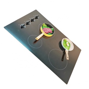 Placa de Cocción Eléctrica Integrada de Cerámica Infrarroja con Sensor Táctil para Electrodomésticos, 4 Quemadores, 7400 Vatios - Product Image 5