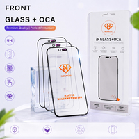 Novecel pour iPhone 18 Pro Max – Vitre OCA extérieure avant pour iPhone 13, 14, 15, 16, 17 Pro Max – Remplacement d'écran LCD pour téléphone portable