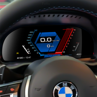 Tulis 6WB Style Digital Cluster untuk BMW X3 F25 X4 F26 2013-2017 TPMS Virtual Cockpit Speedometer LCD Instrument Sistem Linux