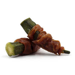 Snack Secchi ad Alto Contenuto Proteico <span class=keywords><strong>per</strong></span> <span class=keywords><strong>Cani</strong></span>, Produttori all'Ingrosso, Cibo <span class=keywords><strong>per</strong></span> Animali con Pollo e Anatra Avvolto in Okra a Forma di Fiocco di Neve 100g - Product Image 5