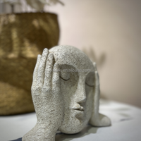 Cadeaux créatifs Sculpture en résine No See No Speak No Hear Figurine pour la décoration intérieure