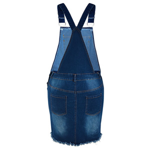 Nouvelle arrivée Robe salopette en jean sans manches à franges et multi-poches pour femmes Mode - Product Image 6
