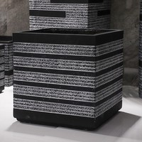 Pots de fleurs en béton en gros grand stock avec une faible quantité minimale de commande pour la décoration de la maison Villa