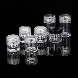 मिनी खाली खाली ढीली पाउडर की बोतल यात्रा कॉस्मेटिक ग्लिटर पाउडर आंख छाया पाउडर और ढक्कन के साथ - Product Image 5