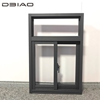 Ventanas Corredizas de Aluminio Económicas con Doble Vidrio Templado, Directamente de Fábrica