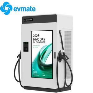 Cargador Rápido para Vehículos Eléctricos de CC de 480kW con Doble Conector, Pantalla Publicitaria de 55 Pulgadas, Multiprotocolo CCS/GBT/NACS, Estación de Carga de Alta Eficiencia con Enfriamiento por Aire Forzado - Product Image 1