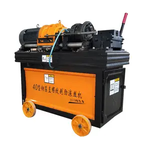 4kw new mini manual steel bar thread roller manufacturer price electric rebar thread rolling machines for sale