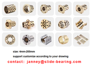 جلبة تحمل الأكمام النحاس النحاس على التوالي مخصصة 8 أجزاء السيارات جلبة النحاس البرونزية - Product Image 2