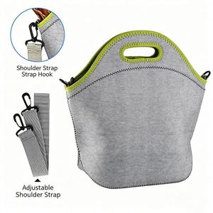 Sac isotherme personnalisé pour pique-nique, transportable, avec rangement pour ustensiles, pour le camping, les voyages, la plage, léger et réutilisable - Product Image 4