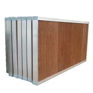 Evaporation Panel Poultry Farm System Wet Curtain Evaporative Air Cooling Pad