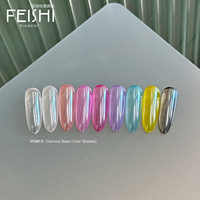 Poudre de pigment effet miroir Aurora Chrome glacé pour ongles, nouvelle poudre néon arc-en-ciel magique