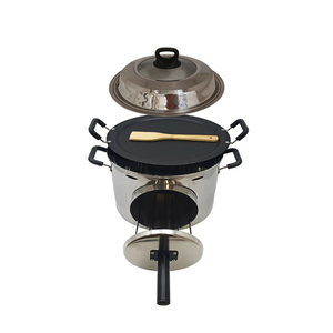 Juego Completo de Cocina Doméstica, Estufa de Gas para BBQ, Plancha para Panqueques, Horno Integrado para Freír y Hornear TM-FJ33 - Product Image 1