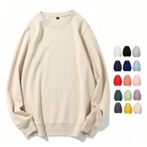 Sweat-shirt unisexe en coton molletonné français de haute qualité 300 GSM, coupe ample, col rond, personnalisable pour homme - Product Image 1