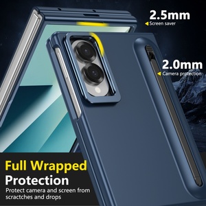 Funda de Teléfono Esmerilada de Moda para Samsung Z Fold 8 Ultra 7 6 5 4 3 con Soporte de Lente Oculto, Protector de Pantalla Frontal, Cubierta Antigolpes - Product Image 6