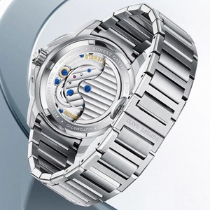 BG8802 German <b>Automatic</b> Skeleton Business Sport 42mm Steel Strap Multifunctional Men <b>Wristwatch</b> - Product Image 6