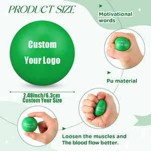 Vendita calda Stress palle alla rinfusa motivazionale Stress sollievo colorato schiuma Squeeze palline per adulti ragazzi bambini incoraggiante sollievo - Product Image 4