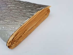 Fabrication professionnelle OEM de tapis d'<span class=keywords><strong>insonorisation</strong></span> et d'isolation phonique pour voitures en caoutchouc Alubutyl écologique - Product Image 3
