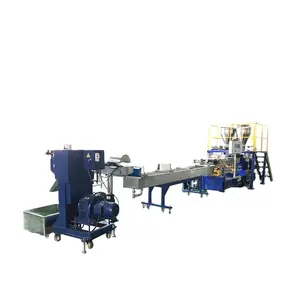 Máquina de peletización de reciclaje de plástico/línea de granulación de PVC PP PE ABS rígido/máquina de materia prima de gránulos de plástico