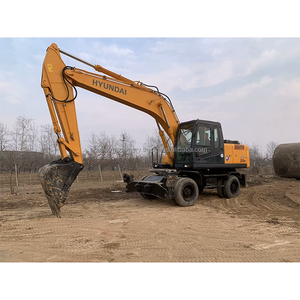 RUEDA Excavadora de Corea del Sur Usado HYUNDAI 210W-7 o 210W-9 Excavadora de ruedas a la venta Buen Estado - Product Image 1