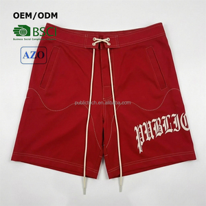 Private Label Custom Logo Screen Print Cargo Shorts Men Contrast Stitch Detail Drawstring Waist Loose Fit Premium Jogger Shorts - Product Image 1